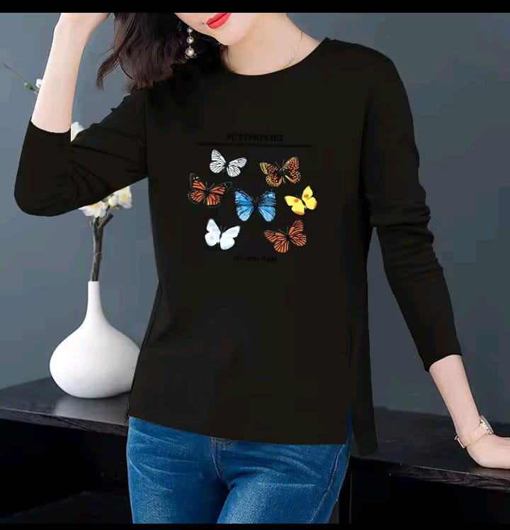 "100% Cotton Spring Summer T-Shirt | Pure Cotton Loose Fit Round Neck Long Cover Split Body Tee for Men"